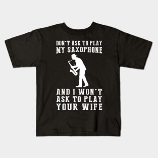 Saxophone Rules T-Shirt Kids T-Shirt